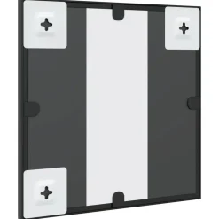 Spiegels-vidaXL - Wandspiegel - Zwart - IJzer - 30 x 30 cm