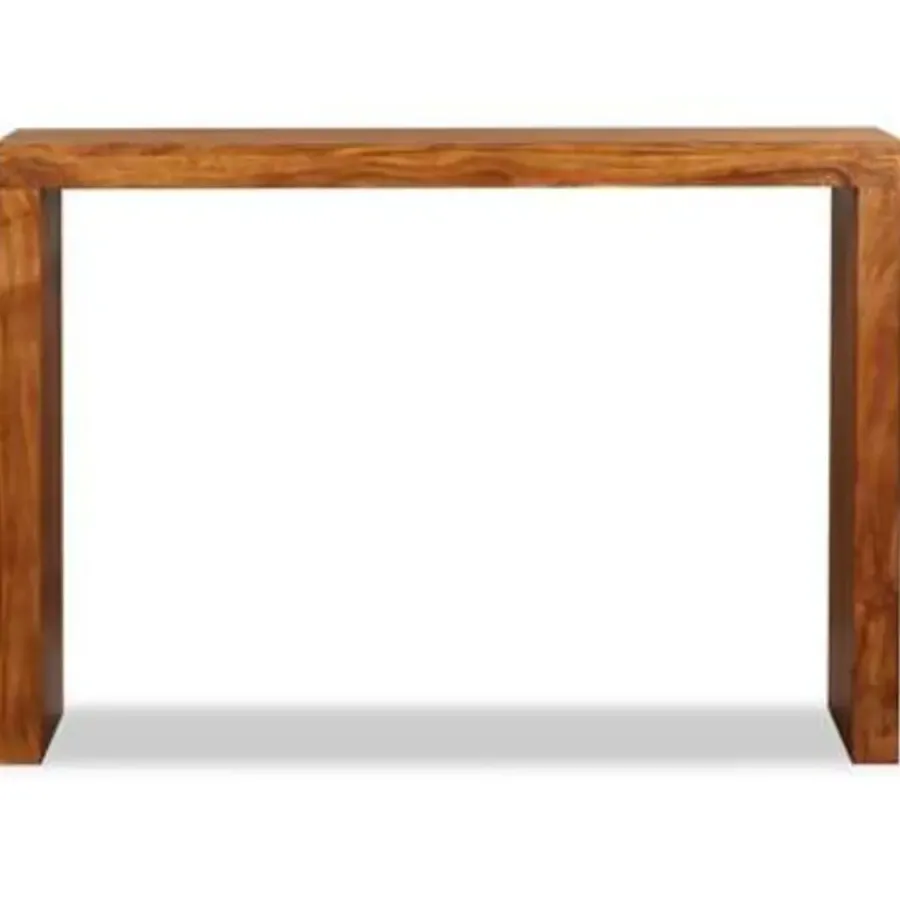 Sidetables-vidaXL - Wandtafel - Bruin - Hout