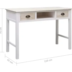 vidaXL - Wandtafel - Bruin - Hout