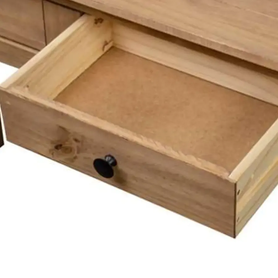 Sidetables-vidaXL - Wandtafel - Bruin - Grenenhout