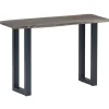vidaXL - Wandtafel - Grijs - Hout