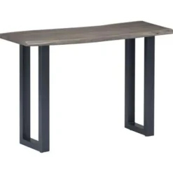 vidaXL - Wandtafel - Grijs - Hout