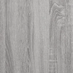 vidaXL - Wandtafel - Grijs sonoma eiken - Bewerkt hout - 75x19.5x75 cm