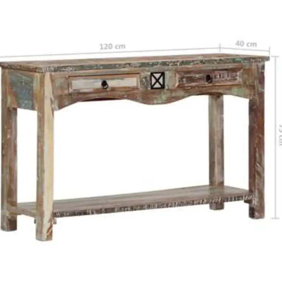 vidaXL - Wandtafel - Multikleur - Hout