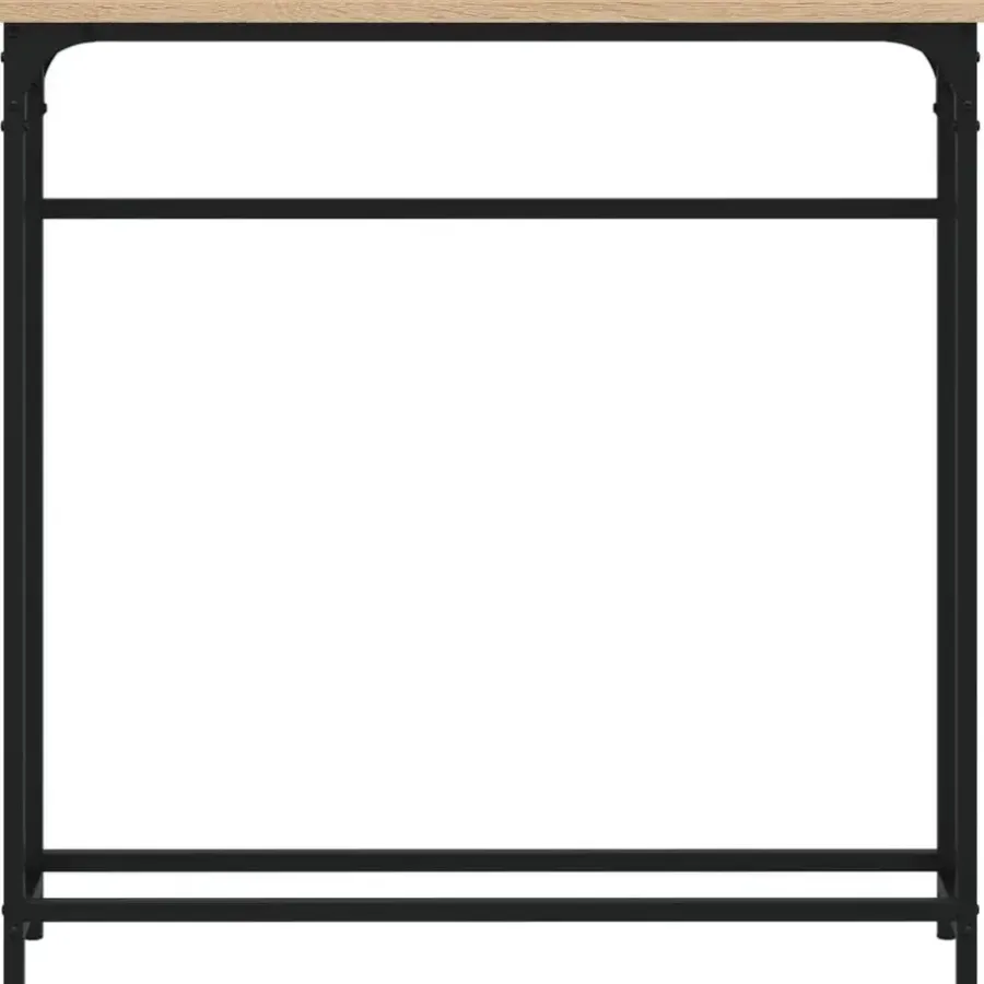 vidaXL - Wandtafel - Sonoma eiken - Bewerkt hout - 75x19.5x75 cm