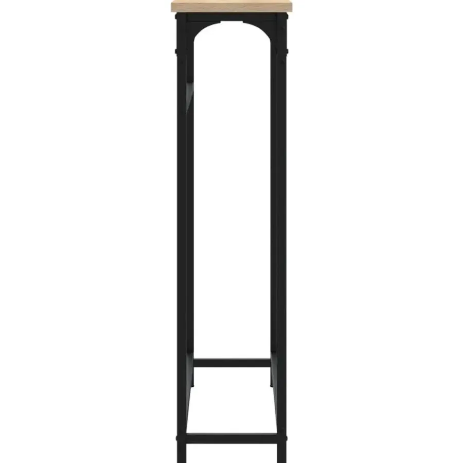 vidaXL - Wandtafel - Sonoma eiken - Bewerkt hout - 75x19.5x75 cm