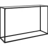 vidaXL - Wandtafel - Transparent - Glas - 120 x 35 x 75 cm