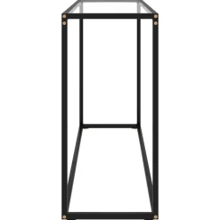 vidaXL - Wandtafel - Transparent - Glas - 120 x 35 x 75 cm