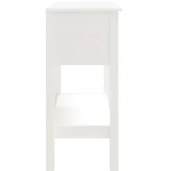 Sidetables-vidaXL - Wandtafel - Wit - Grenenhout