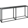 vidaXL - Wandtafel - Zwart - Glas