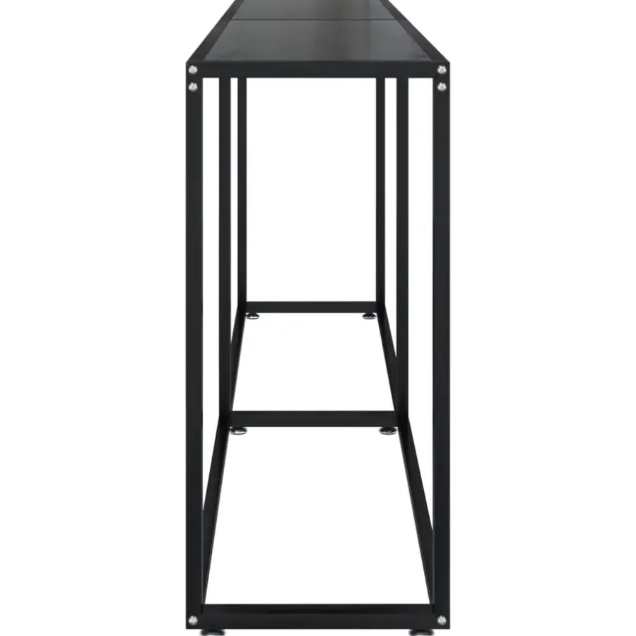 vidaXL - Wandtafel - Zwart - Glas
