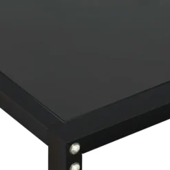 vidaXL - Wandtafel - Zwart - Glas