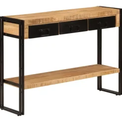 vidaXL - Wandtafel - Zwart - Hout