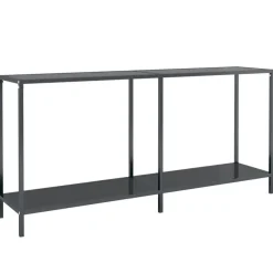 Sidetables-vidaXL - Wandtafel - Zwart - Glas