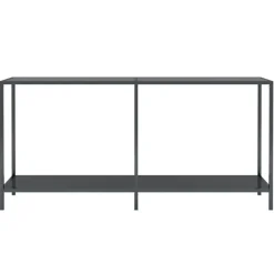 Sidetables-vidaXL - Wandtafel - Zwart - Glas