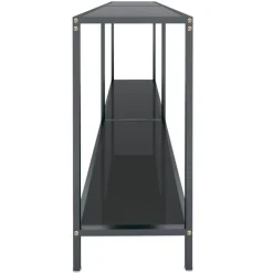 Sidetables-vidaXL - Wandtafel - Zwart - Glas
