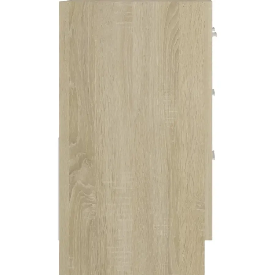 vidaXL - Wastafelkast - Bruin - Bewerkt hout