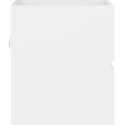 vidaXL - Wastafelkast - Wit - Bewerkt hout - 41 x 38.5 x 45 cm