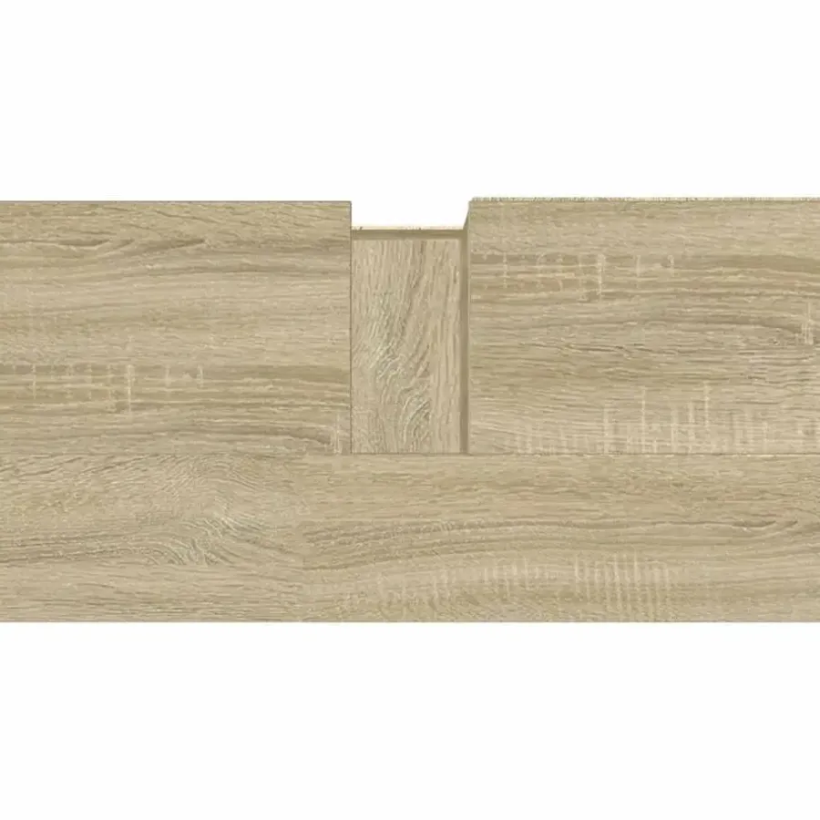 vidaXL - Wastafelonderkast met 1 deur 2 lades - Sonoma eiken - 65x33x60 cm