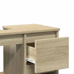 vidaXL - Wastafelonderkast met 1 deur 2 lades - Sonoma eiken - 65x33x60 cm