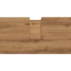 Wastafelkasten-vidaXL - Wastafelonderkast - 1 deur 2 lades - Artisanaal eiken - 65x33x60 cm