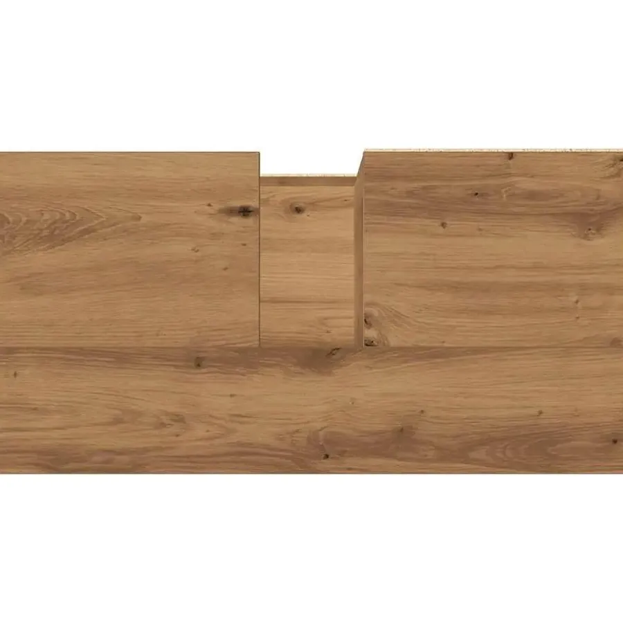 Wastafelkasten-vidaXL - Wastafelonderkast - 1 deur 2 lades - Artisanaal eiken - 65x33x60 cm