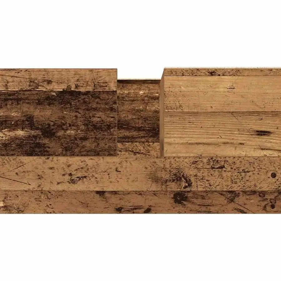 Wastafelkasten-vidaXL - Wastafelonderkast - 1 deur 2 lades - Oud hout - Hout - 65x33x60 cm