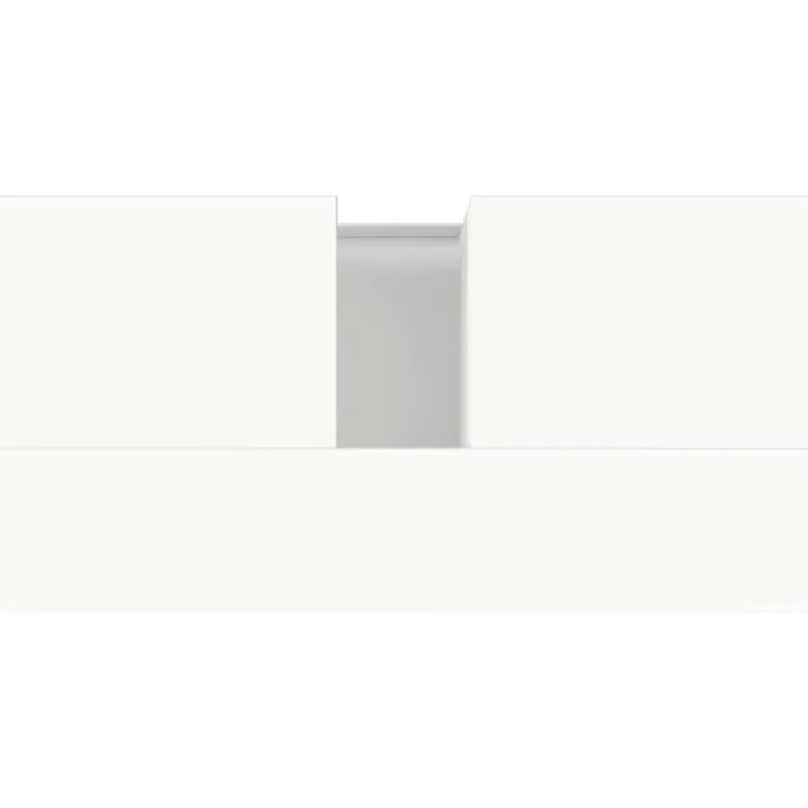 vidaXL - Wastafelonderkast met 1 deur 2 lades - Wit - Hout - 65x33x60 cm