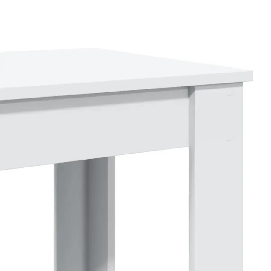 Bartafels-vidaXL - Wit Bartafel - Bewerkt hout - 102x50x103.5 cm