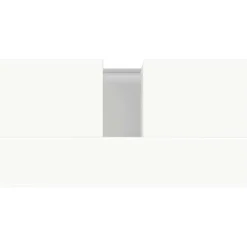 Wastafelkasten-vidaXL - Wit Wastafelonderkast - 1 deur 2 lades - Hout en metaal - 65x33x60 cm