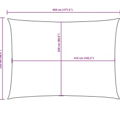 vidaXL - Zonnezeil - Antraciet - 2.5 x 4.5 m