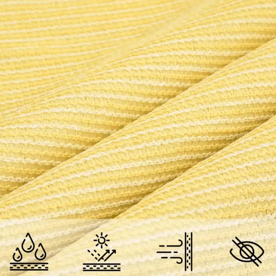 Schaduwdoeken-vidaXL - Zonnezeil - Beige - 3.6 x 3.6 m
