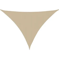 vidaXL - Zonnezeil - Beige - 3.5 x 3.5 x 4.9 m