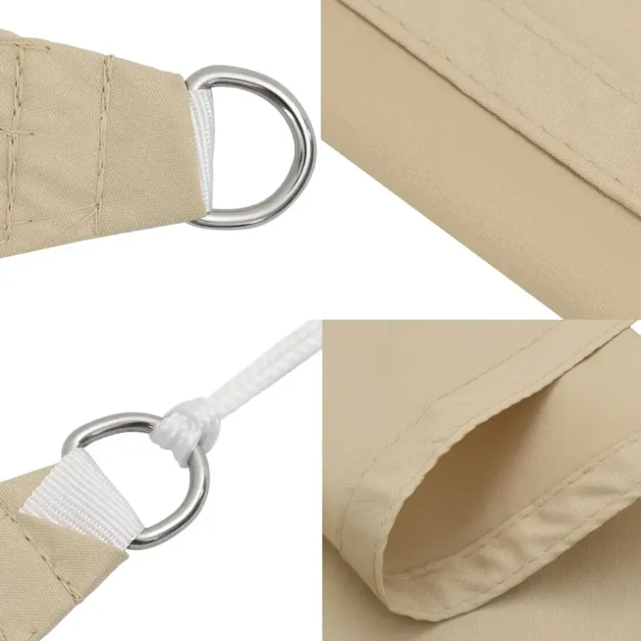 Schaduwdoeken-vidaXL - Zonnezeil - Beige - 4 x 6 m