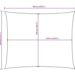 Schaduwdoeken-vidaXL - Zonnezeil - Beige - 4 x 6 m