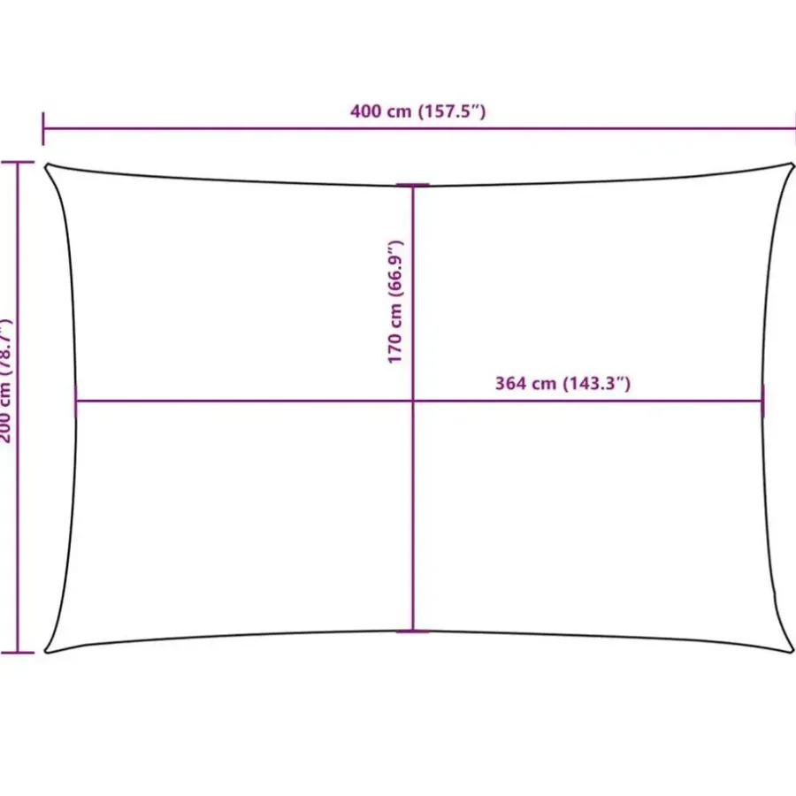 Schaduwdoeken-vidaXL - Zonnezeil - Taupe - 2 x 4 m