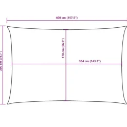 Schaduwdoeken-vidaXL - Zonnezeil - Wit - 2 x 4 m