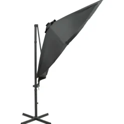 vidaXL - Zweefparasol - Antraciet - 300 cm