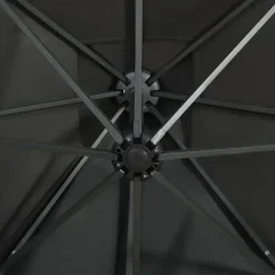 vidaXL - Zweefparasol - Antraciet - 300 cm