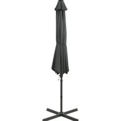 vidaXL - Zweefparasol - Antraciet - 300 cm