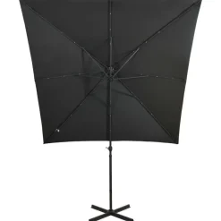 vidaXL - Zweefparasol - Antraciet - 250 cm