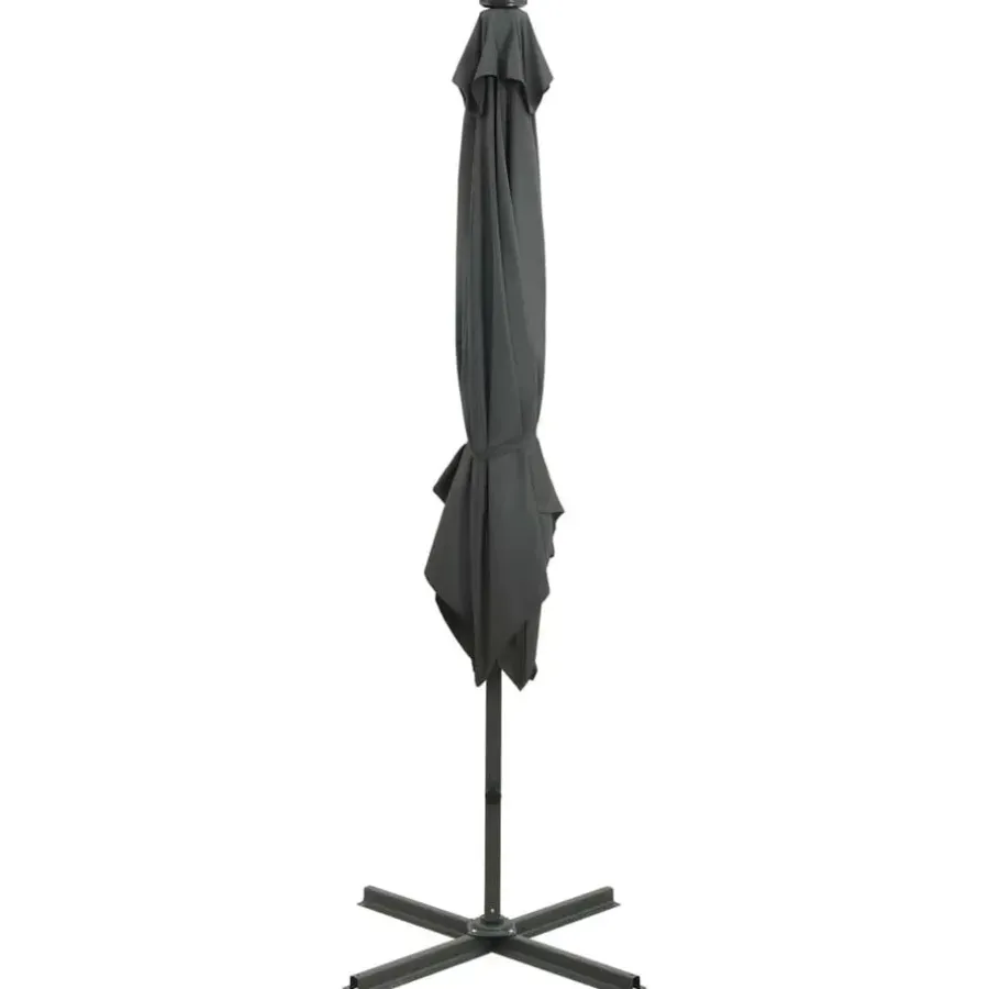 vidaXL - Zweefparasol - Antraciet - 250 cm
