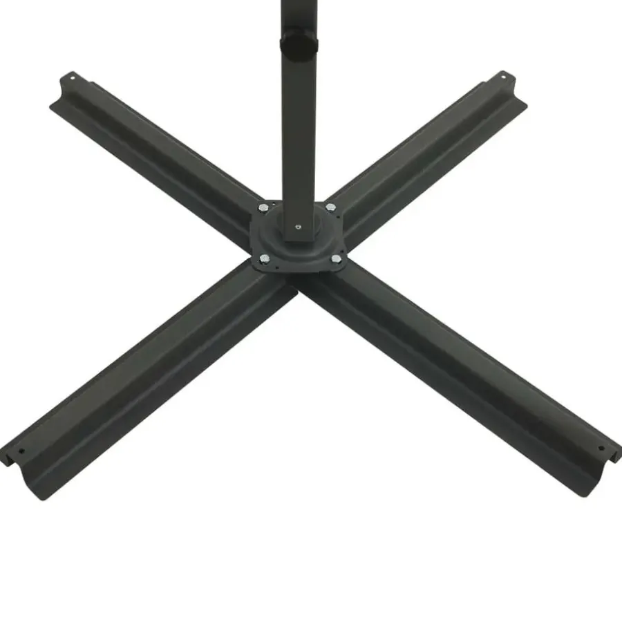 vidaXL - Zweefparasol - Zwart - 250 cm
