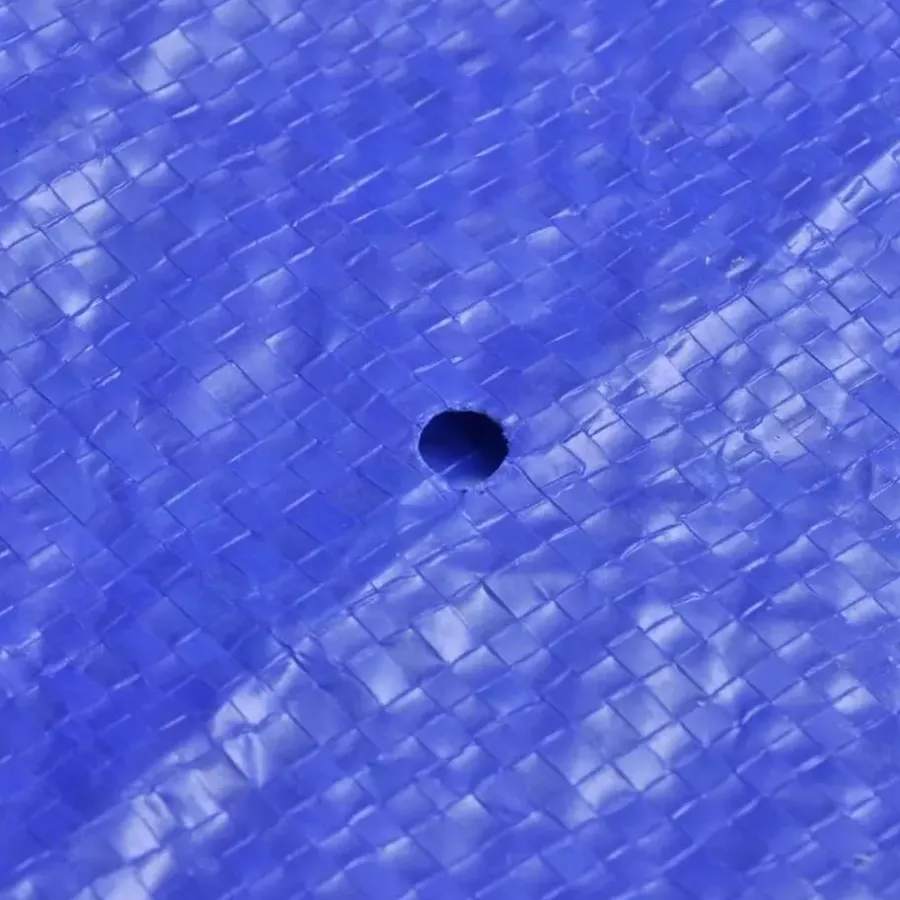 vidaXL - Zwembadhoes - Blauw - Kunststof - Ø 335 cm