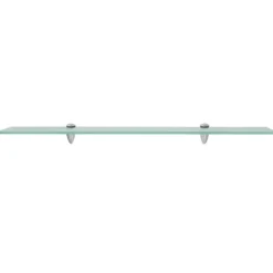vidaXL - Zwevende Plank - Transparent - Glas - 80 x 20 cm