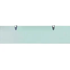vidaXL - Zwevende Plank - Transparent - Glas - 80 x 20 cm