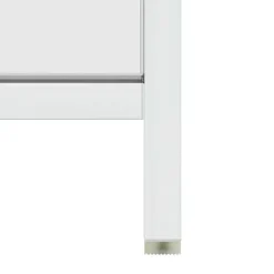 Wastafelkasten-vidaXL Badkamerkast 60x33x61 cm spaanplaat hoogglans wit