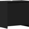 Wastafelkasten-vidaXL Badkamerkast 60x33x61 cm spaanplaat zwart