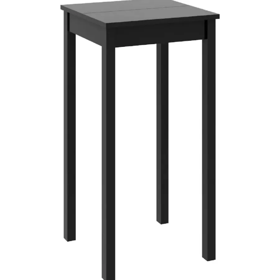 Bartafels-vidaXL Bartafel 55x55x107 cm MDF zwart