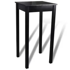 Bartafels-vidaXL Bartafel 55x55x107 cm MDF zwart